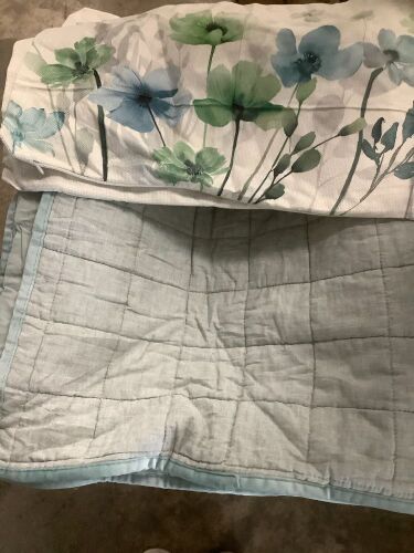 Floral Quilt Set - 5-Piece King Bedding Set