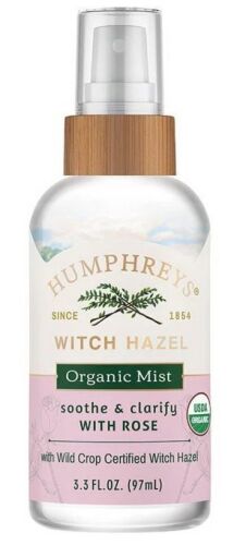 Humphreys Organic Soothe & Clarify with Rose Mist, 12 Bottles