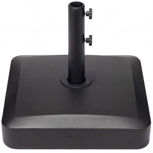 Plastic Patio Umbrella Base Pole Holder Accessory w/ Adjustable Knob