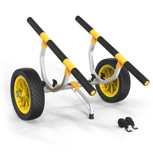 PEXMOR Universal Kayak Cart Adjustable 12" Wheels 450LB Capacity