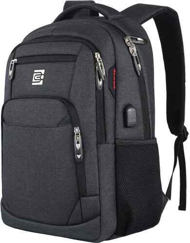 Laptop Backpack with USB Charging Port Fit 15.6 inch Notebook