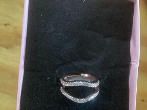 Curved Ring Enhancer Guard | Stacking Ring Wrap for Engagement Rings Wedding Bands for Her