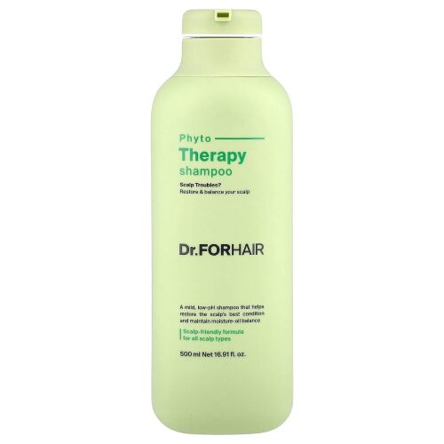 DR.FORHAIR Phyto Therapy Shampoo 16.91 fl.oz. | Korean Shampoo, Sulfate Free Shampoo, Scalp pH Balancing Shampoo
