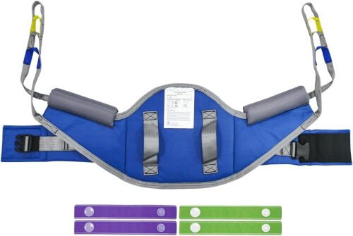 EZ Assistive Sit to Stand Lift Patient Aid Padded Sling and Stand Assist with Back Support,Patient Lift Sling Works with Most Mobility Aids & Equipment (Medium)