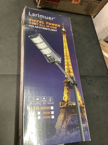 Larimer Eiffel Tower 3 CCT All-In-One Solar Street Light