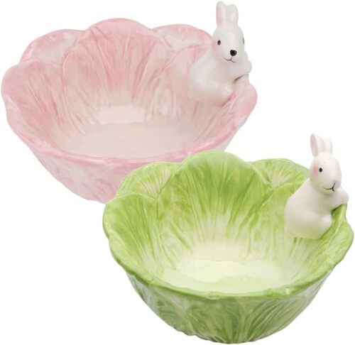 Tofficu 2pcs Cartoon Cabbage Shaped Bowls Decorative Bowls for Ice Candy Salad for Parties
