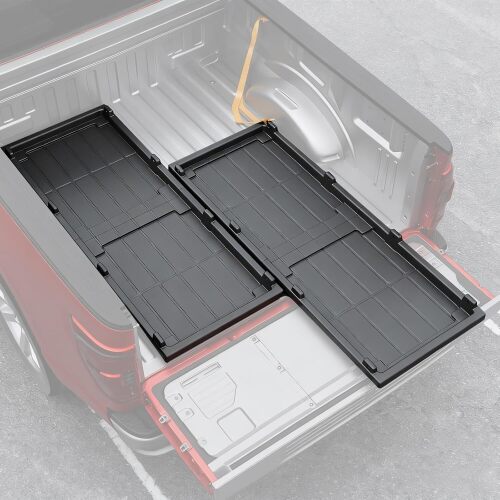 Slide-Out Truck Bed Cargo Tray HDPE Lightweight (5.2FT+ Bed ONLY)