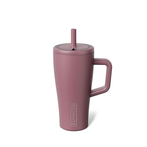BrüMate Era 20 oz Tumbler with Handle and Straw | 100% Leakproof Insulated Tumbler with Lid and Straw | Made of Stainless Steel | Cup Holder Friendly Base