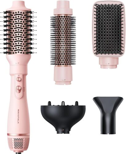 Blow Dryer Brush Set, Wavytalk Air Sculpt 5-in-1 Hot Air Brush Set