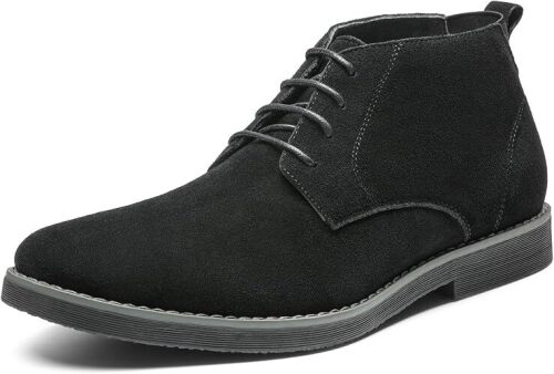Bruno Marc Men's Classic Suede Dress Chukka Boots