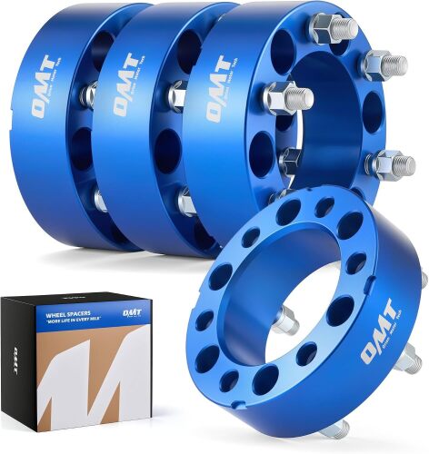 OMT 6x5.5 Wheel Spacers with 108mm Center Hub Bore, Set of 4