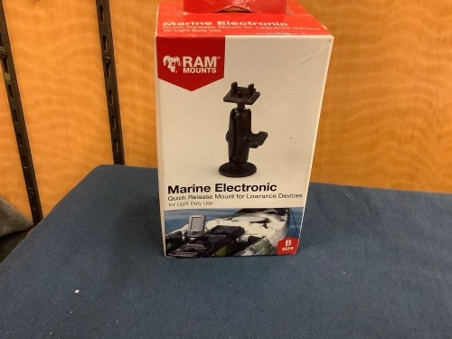 Ram Mounts, Marine Electronic Quick Release Mount for Lowrance Devices for Light Duty Use - Lot 102