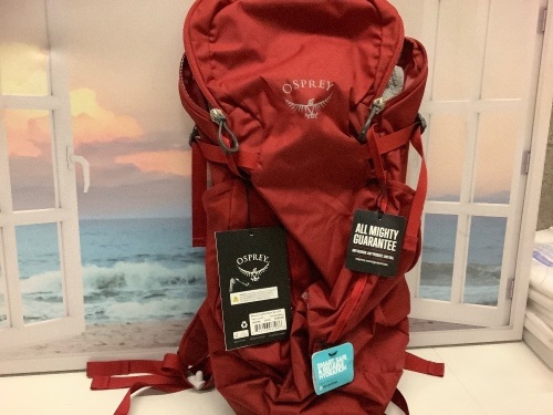 Osprey Skarab 22 w/Res Mystic Red Backpack - Lot 104