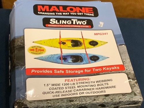 Malone, Sling Two Hanger Style Kayak Storage System - Lot 120