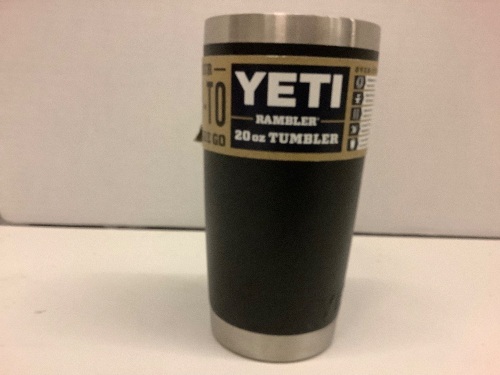 Yeti Rambler, Black, Missing Lid - Lot 192