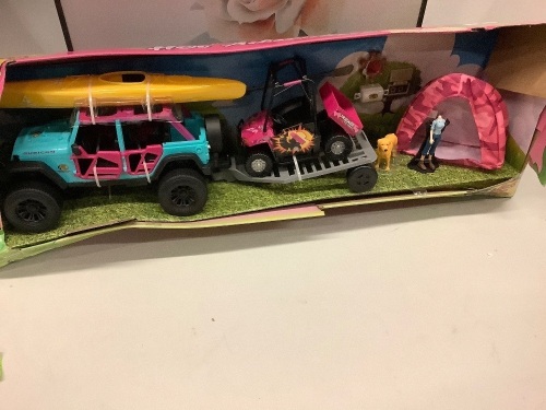 Her Adventure Play Set, New with Damage, Missing Doll Head - Lot 212