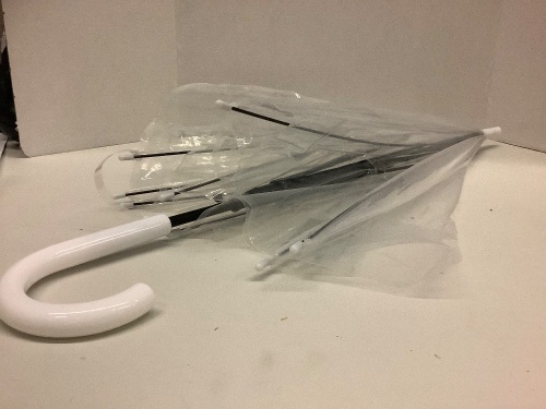 Lot of (6) Clear Umbrellas - Lot 220