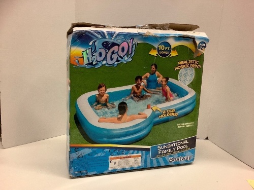 H2O Go Sunsational Family Pool, 10ft x 9ft - Lot 231