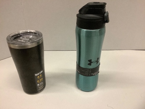 Lot of (2) Insulated Cups, Lids broken - Lot 319