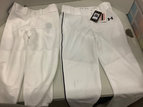 Lot of (2) Baseball pants, Youth Girls X-Large, and Youth Boys XL - Lot 338