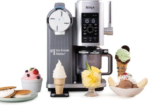 Ninja Creami Scoop & Swirl 13-in-1 Ice Cream and Soft Serve Maker