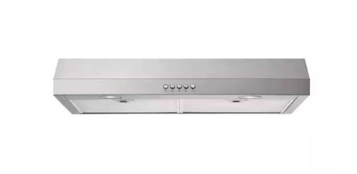 Vissani Caprelo 30 in. 320 CFM Convertible Under Cabinet Range Hood in Stainless Steel with LED Lighting and 3 Fan Speeds