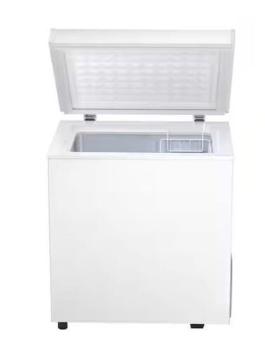 20 in. W 1.8 cu. ft. Manual Defrost Chest Freezer with Adjustable Temperature Controls in White Garage Ready