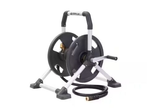 Gorilla 150 ft. Aluminum Zero Rust Hose Reel - Loose Hardware