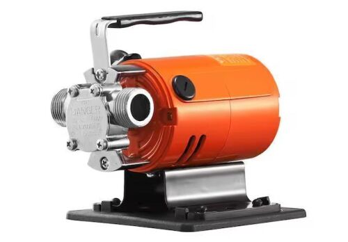 VEVOR Water Transfer Pump 120- Volt AC 360 GPH 0.1 HP Portable Electric Utility Pump with 6 ft. Hose for Garden Pool Pond