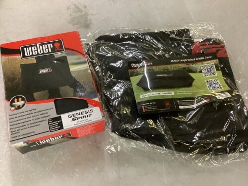 Weber 300 Series Griddle Insert Storage Bag & Royal Gourmet 40 in. Premium Oxford Griddle Cover