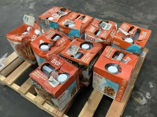Lot of (9) LOCO Peanut Oil Blend, 3 Gal - Expired 2025