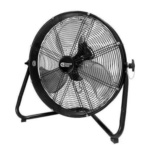 Commercial Electric 20 in. 3-Speed High Velocity Shroud Floor Fan