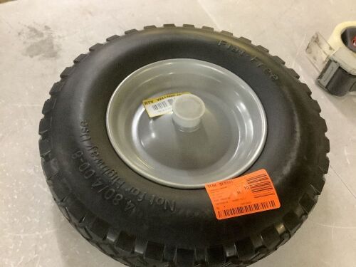 Husky 15.5 in. Flat Free Wheelbarrow Tire