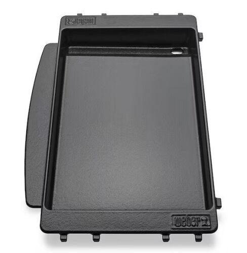 Weber Porcelain-enameled Cast-Iron Griddle Insert Compatible with Small and Large Spirit Grills