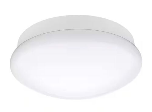 Lot of (2) Commercial Electric Spin Light 11 in. Closet Light LED Flush Mount Ceiling Light 1600 Lumens 22W Bright White 4000K E26 Base or Hardwire