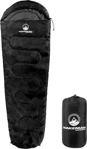 Wakeman Adult Mummy Sleeping Bag Rated to 25°F