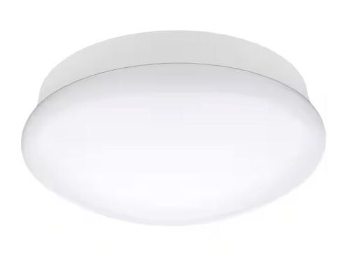 Lot of (2) Commercial Electric Spin Light 11 in. Closet Light LED Flush Mount Ceiling Light 1600 Lumens 22W Bright White 4000K E26 Base or Hardwire