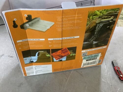TOTALPOND 14 in. LED Lighted Waterfall Spillway