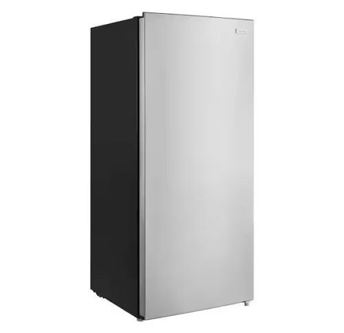 Vissani 7.1 cu. ft. Manual Defrost Convertible Upright Freezer in Stainless Steel Look, Garage Ready