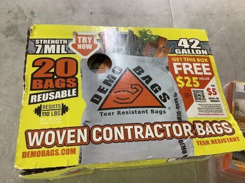 Woven Contractor Bags & Forearm Forklift
