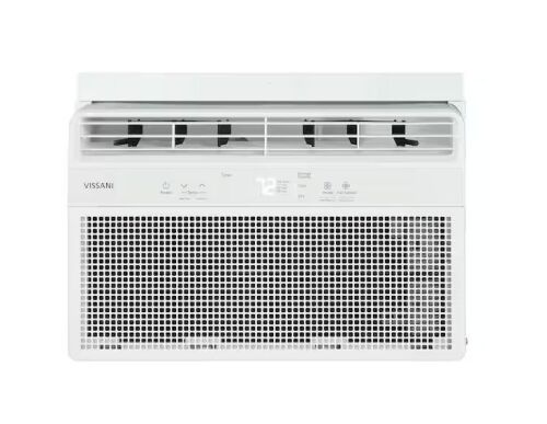 Vissani 6,000 BTU 115-Volt Window Air Conditioner for 250 sq. ft. Rooms with Remote in White