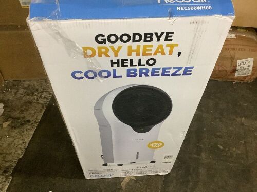 NewAir 470 CFM, 3 speed Portable Evaporative Cooler and Fan for 250 sq. ft. Cooling Area
