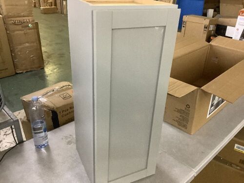Gray Cabinet - Has Been Installed