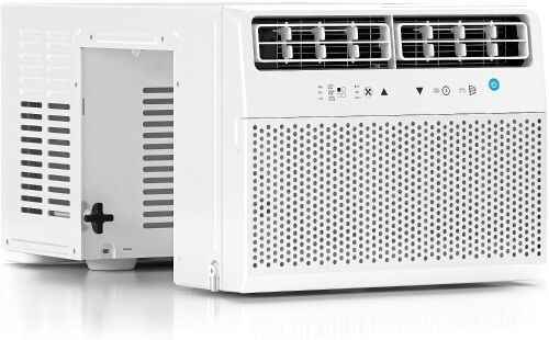 12,000 BTU (8,1000 DOE) Window Air Conditioner 115-Volt Cools 550 sq. ft. w/ Remote in White