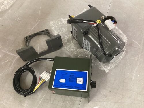 Electric Gear Motor with Variable Speed Controller