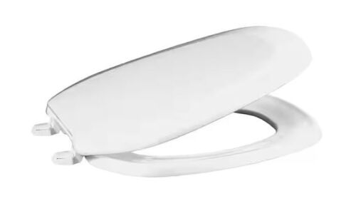 CENTOCO Eljer Emblem Round Square Toilet Seat in White