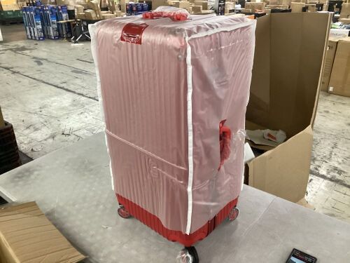 Red Hardside Suitcase