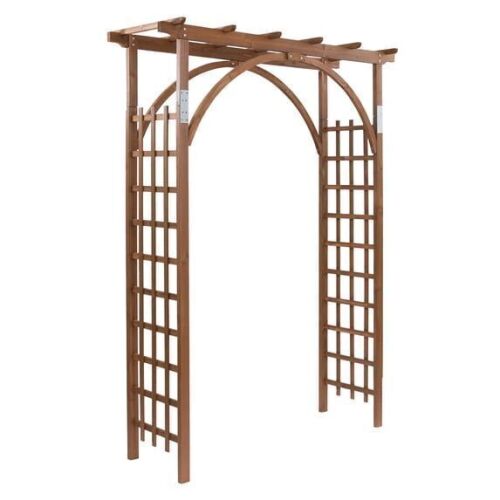 85in Wooden Garden Arbor