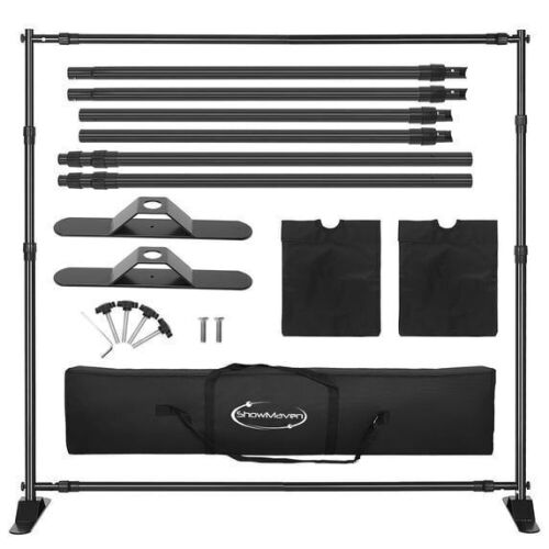 ShowMaven 10x8ft Photography Backdrop Stand