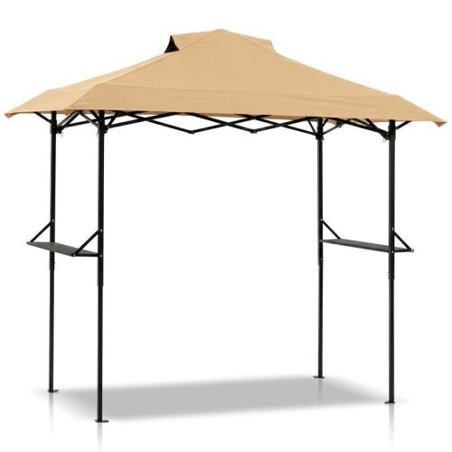 8' x 5' Grill Gazebo All-Weather Steel Construction w/ Bag